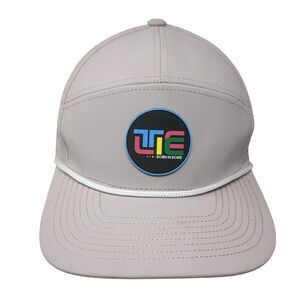 Telic Born in Boise Snapback Hat Gray OS Adjustable Rope Play Hard Recover